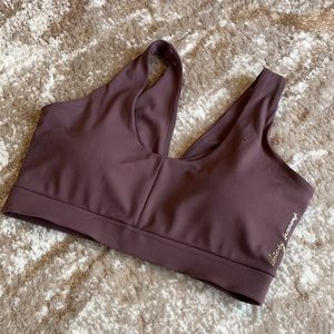 Gymshark CherryChocolate Whitney Simmons SportsBra